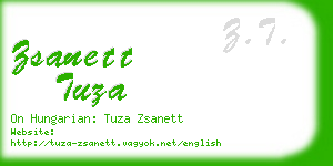 zsanett tuza business card